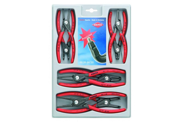 Набор прецизионных щипцов для стопорных колец KNIPEX KN-002004SB