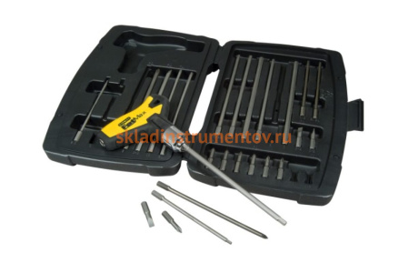 Отвертка со вставками FATMAX 27 предметов в футляре Stanley 0-79-153