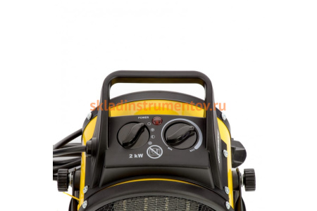 Тепловая пушка DENZEL керамический нагреватель тепловентилятор DHC 2-100, 220В, 0,025/1/2 кВт 96429