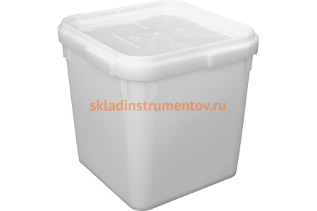 Куботейнер с крышкой Тара.ру 23 л, квадратный, 340x340x320 мм 01128