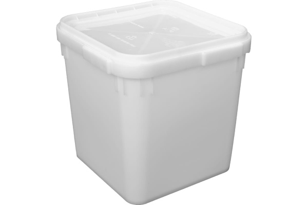 Куботейнер с крышкой Тара.ру 23 л, квадратный, 340x340x320 мм 01128