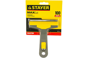 Универсальный скребок STAYER MASTER пластмассовый корпус, 100мм 08515_z01