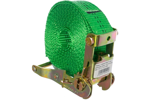 Стяжной ремень для крепления груза 5м, 1,0/2,0 т кольцевой РОМЕК 35.10.1.к 2000000005256