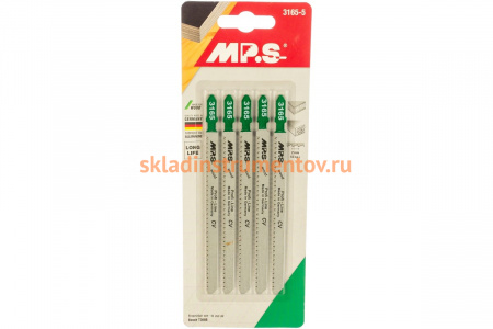 Пилки (132х110х2 мм; 5 шт.) по древесине, ламинированному ДСП, фанере MPS 3165