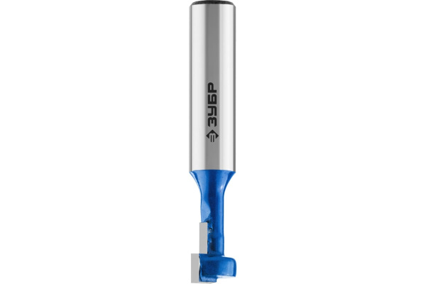 Фреза пазовая Т-образная №1 ПРОФЕССИОНАЛ (9.5х10х48 мм; паз 5 мм; хвостовик 8 мм) Зубр 28749-9.5-48