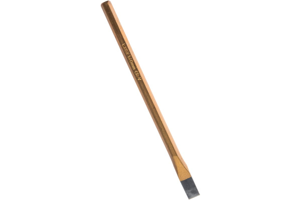 Зубило с шестигранным основанием ROCKFORCE 8мм L-140мм RF-6028140H