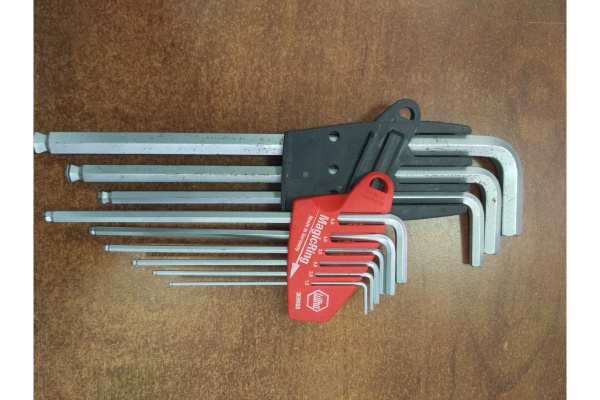 Набор шестигранных ключей со сферической головкой MagicRing 9шт Wiha ProStar SB369R S9 20712