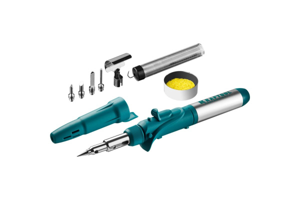 Набор, паяльник газовый, 3в1, пьезоподжиг, 5 насадок, припой 1300С KRAFTOOL "PRO" 55503-H10 Набор, паяльник газовый, 3в1, пьезоподжиг, 5 насадок, припой 1300С KRAFTOOL "PRO" 55503-H10