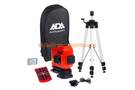 Лазерный уровень ADA TopLiner 3-360 Set с калибровкой А00484К