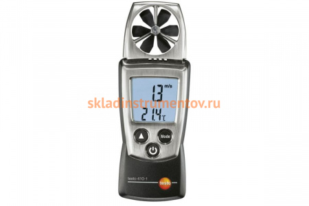 Анемометр с крыльчаткой Testo 410-1 с поверкой по каналу скорости и каналу температуры