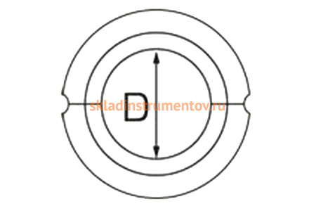 Матрица круглая С-22/60т (22 мм; 60 т; стальные зажимы) для пресса ПГ-60 КВТ 62949