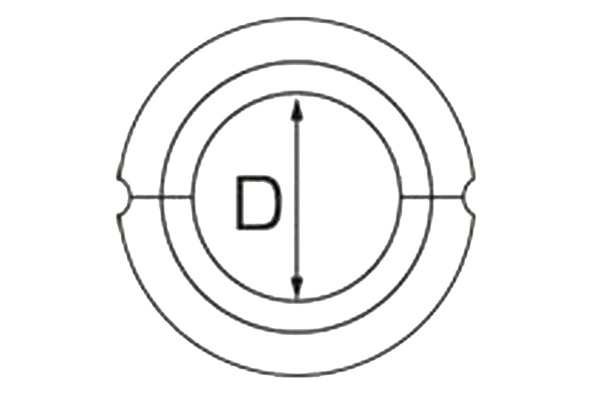 Матрица круглая С-50/60т (50 мм; 60 т; стальные зажимы) для пресса ПГ-60 КВТ 61569