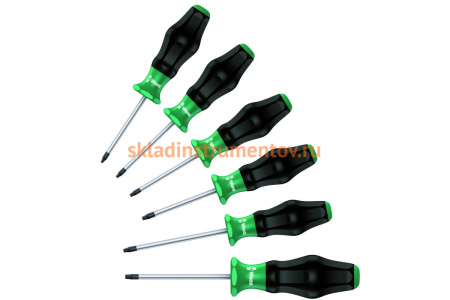 Набор отверток 1367/6 SATZ 6TLG / 6 PCS WERA WE-031554