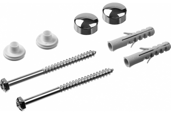 Набор для крепления унитазов Зубр цвет хром 44211