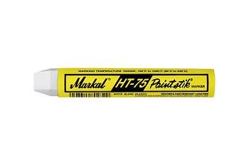 Маркер-краска для маркировки горячего металла Markal HT-75 Paintstik (93C до 538C), белый 84820 Маркер-краска для маркировки горячего металла Markal HT-75 Paintstik (93C до 538C), белый 84820
