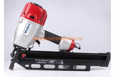 Пневматический гвоздезабивной реечный пистолет Pegas pneumatic FNN9021 с регулятором 1020
