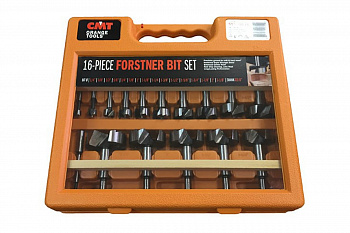 Комплект свёрл Форстнера (1/4" - 2 1/8") 16 шт. CMT 537.000.16