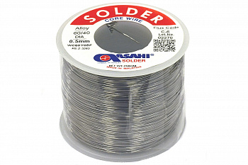 Припой (0.5 мм, 0.25 кг, Sn60/Pb40, С-6 водорастворимый флюс) ASAHI 00-00004277