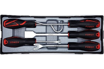 Набор для демонтажа обшивки автомобиля. 5 предметов FORCE T905M2