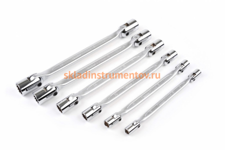Набор торцевых шарнирных ключей Kamasa Tools 8-19 мм, 6 предметов K 2432