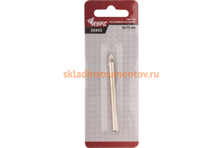 Сверло Курс по кафелю стеклу 8 мм 35455