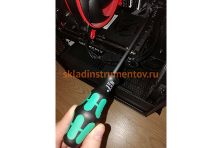 Отвёртка крестовая Wera, PH 2 х 200 мм, WE-008725