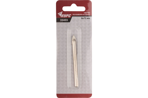 Сверло Курс по кафелю стеклу 8 мм 35455