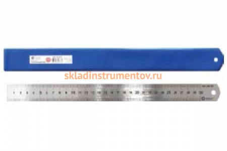Линейка 150х19х0.7 мм, нерж.сталь КОБАЛЬТ 243-585