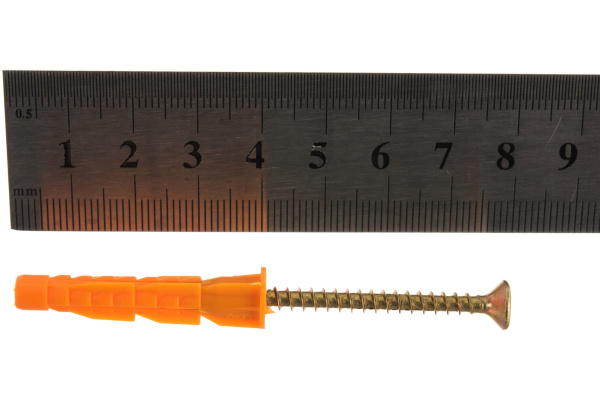 Дюбель универсальный полипропиленовый с оцинкованным шурупом 16 шт. (6х37 мм; ТФ6) ЗУБР 4-301206-06-037