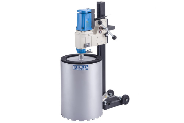 Установка алмазного бурения с наклонной станиной L=1000 мм, быстросъемной пластиной и двигателем R2221 SHIBUYA TS-402 AB61 51249