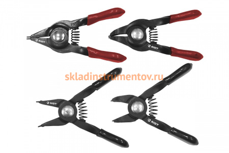 Набор щипцов AISTдля стопорных колец мини 4 предмета 71900604 00-00007592