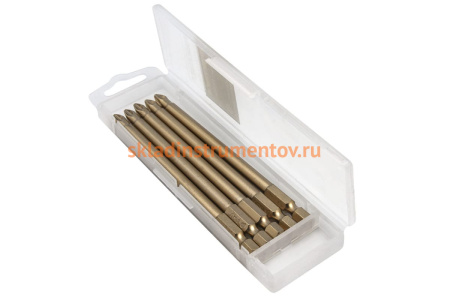 Бита PH-2 Tin Эксперт (5 шт; 110 мм) ПРАКТИКА 034-939