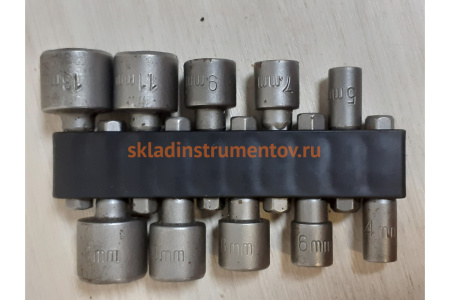 Набор насадок 4-13 мм 10 предметов ЭВРИКА ER-9301