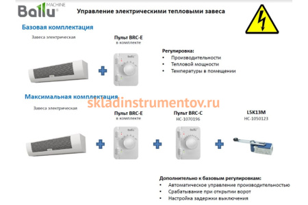 Контроллер (пульт) BRC-E Ballu