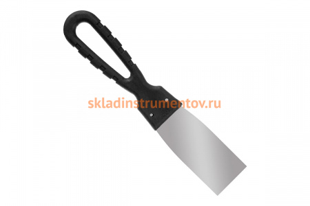 Шпательная лопатка РемоКолор ГОСТ, пружинная сталь 65Г, лакированное полотно, 40мм, 12-5-704
