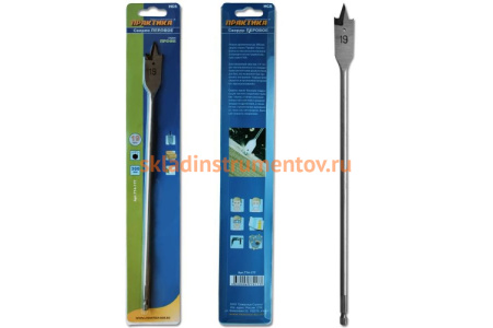 Сверло перовое по дереву (19х300 мм) ПРАКТИКА 774-177