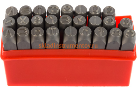 Буквенные клейма SITOMO N 8 латиница стальные строчные 747536