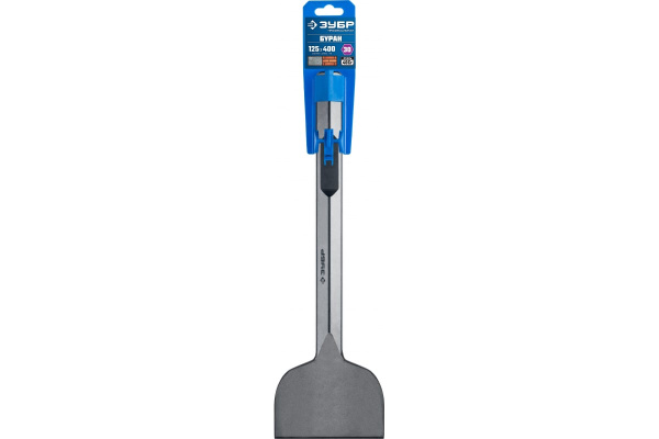 Зубило лопаточное БУРАН, 125х400 мм, HEX 28 Зубр 29372-125-400