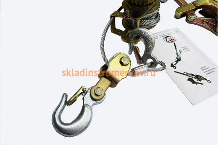 Ручная рычажная лебедка с канатом и протяжкой DK-3000 EURO-LIFT 00-00000412