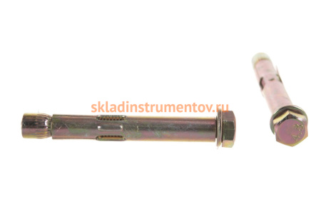 Анкерный болт Зубр 8 x 60 мм, 50 шт, желтопассивированный, Профессионал 302312-08-060