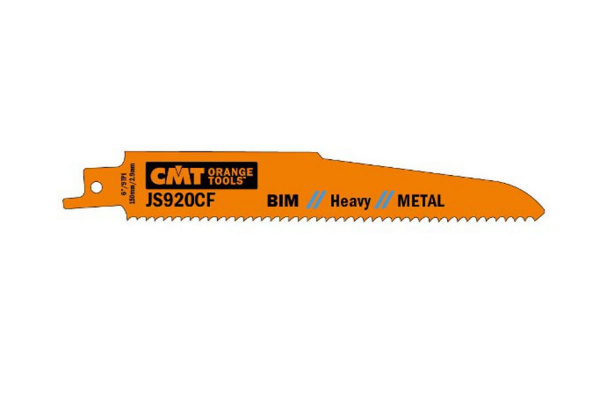 Пилки сабельные по металлу (150 мм; шаг зубьев 2.9 мм) 5 шт. CMT JS920CF-5