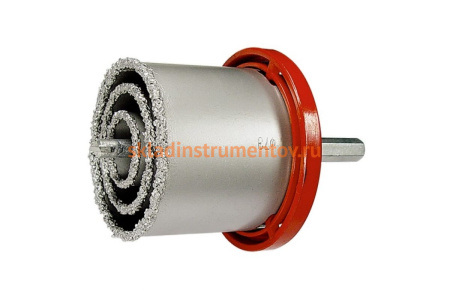 Набор коронок по керамической плитке (33-83 мм) + напильник MATRIX 72842