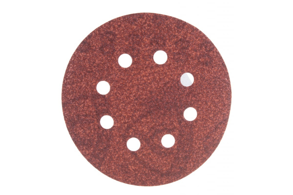 Круг шлифовальный на липучке для обработки дерева (125 мм; Р60; 8 отверстий) KLINGSPOR 270337