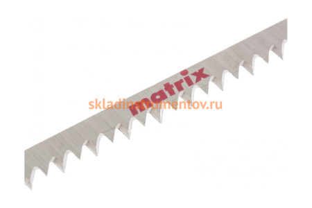 Полотно по дереву T301DL (3 шт; 132х110 мм; шаг 4 мм; HCS) для электролобзика MATRIX 78219