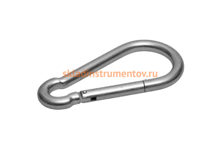 Карабин оцинкованный DIN 5299С 15 шт. (10 мм; ТФ5) Зубр 4-304545-10