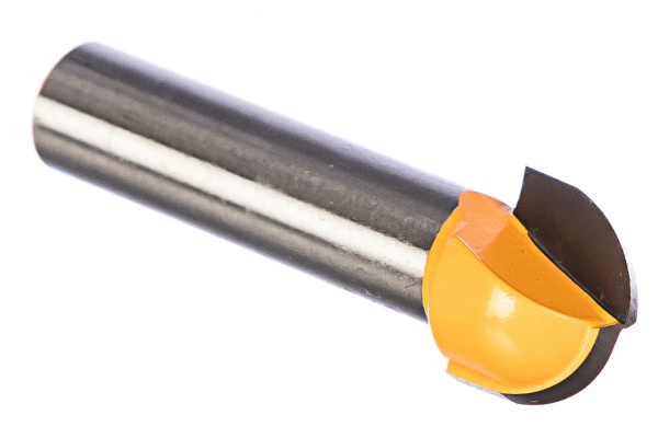 Фреза пазовая галтельная (12.7х10 мм; R 6.35 мм; хвостовик 8 мм) по дереву Энкор 9297