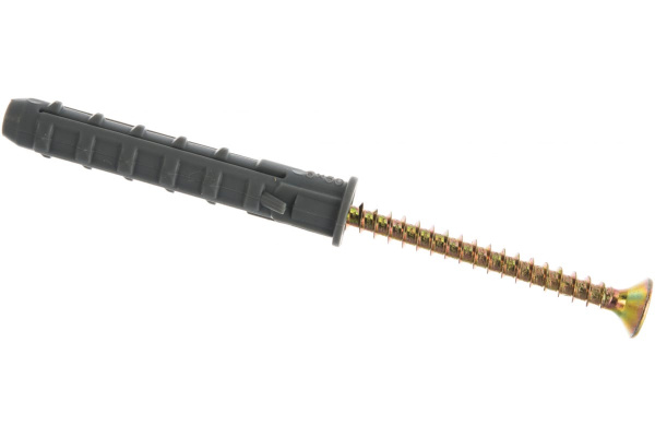 Дюбель "Ежик" 10 шт. с шурупом (8x50 мм) Стандарт Зубр 30661-08-50