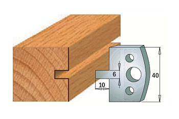 Комплект из 2-х ножей SP (40x4 мм) CMT 690.016