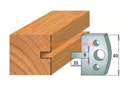 Комплект из 2-х ножей SP (40x4 мм) CMT 690.016