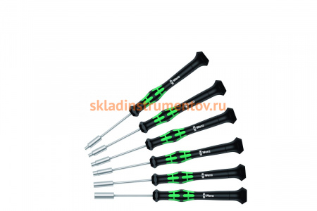 Набор отверток-торцевых ключей для электроники 2069/6 SATZ 6TLG. WERA WE-118158